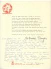 Carta de Gabriela Frigo, dirigida a Lotty Rosenfeld y colectivo CADA, fechada el 27 de junio de 1984 / enviada el 16 de septiembre 1984