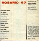 Catálogo de "Rosario '67" en Montevideo, organizado por la Comisión Nacional de Artes Plásticas de Uruguay.