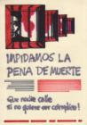 Diseño para la muestra "Contra la represión, la tortura y la pena de muerte, y por la libertad de los presos políticos"
