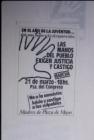 Panfleto "Déle una mano a los desaparecidos"