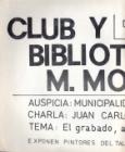 Club y biblioteca M. Moreno