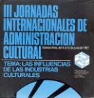 III Jornadas Internacionales de Admnistración Cultural