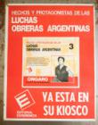 Hechos y protagonistas de las luchas obreras argentinas